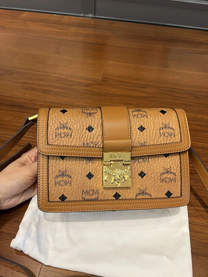 MCM Satchel Bags Sleek 89691