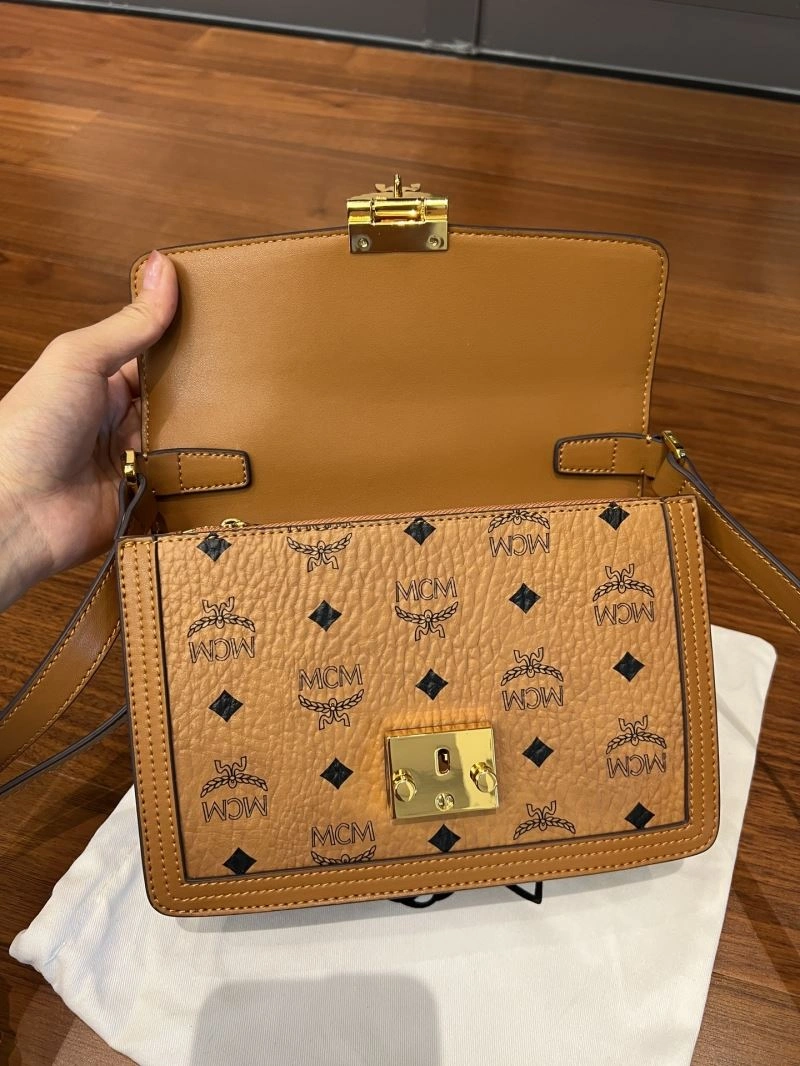 MCM Satchel Bags Sleek 89691