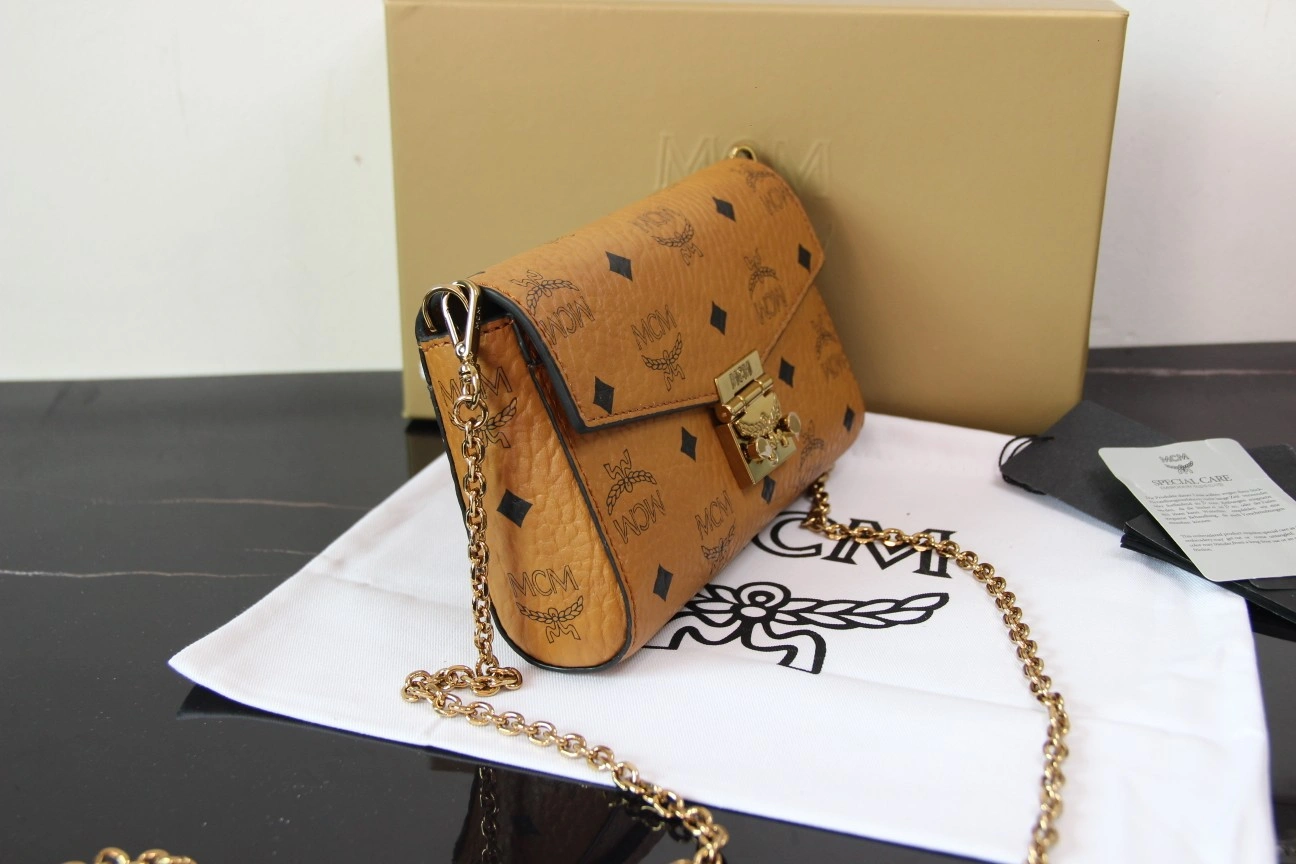 MCM Satchel Bags SmoothTexture 90492
