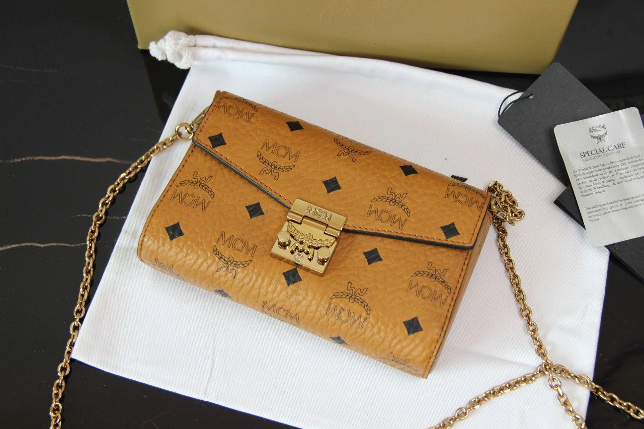 MCM Satchel Bags SmoothTexture 90492