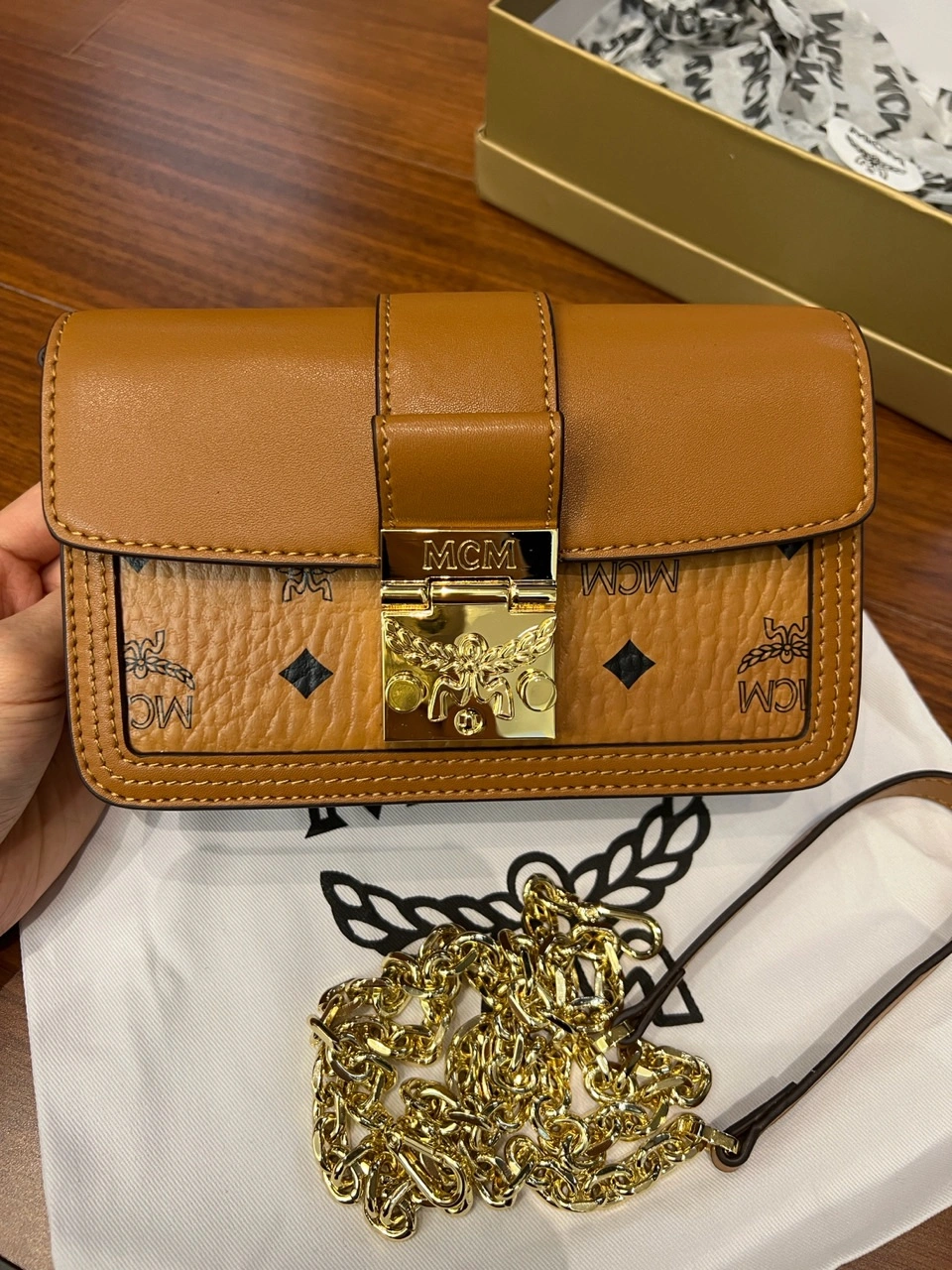 MCM Satchel Bags Trendy 90477