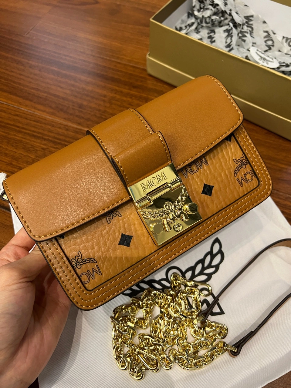 MCM Satchel Bags Trendy 90477