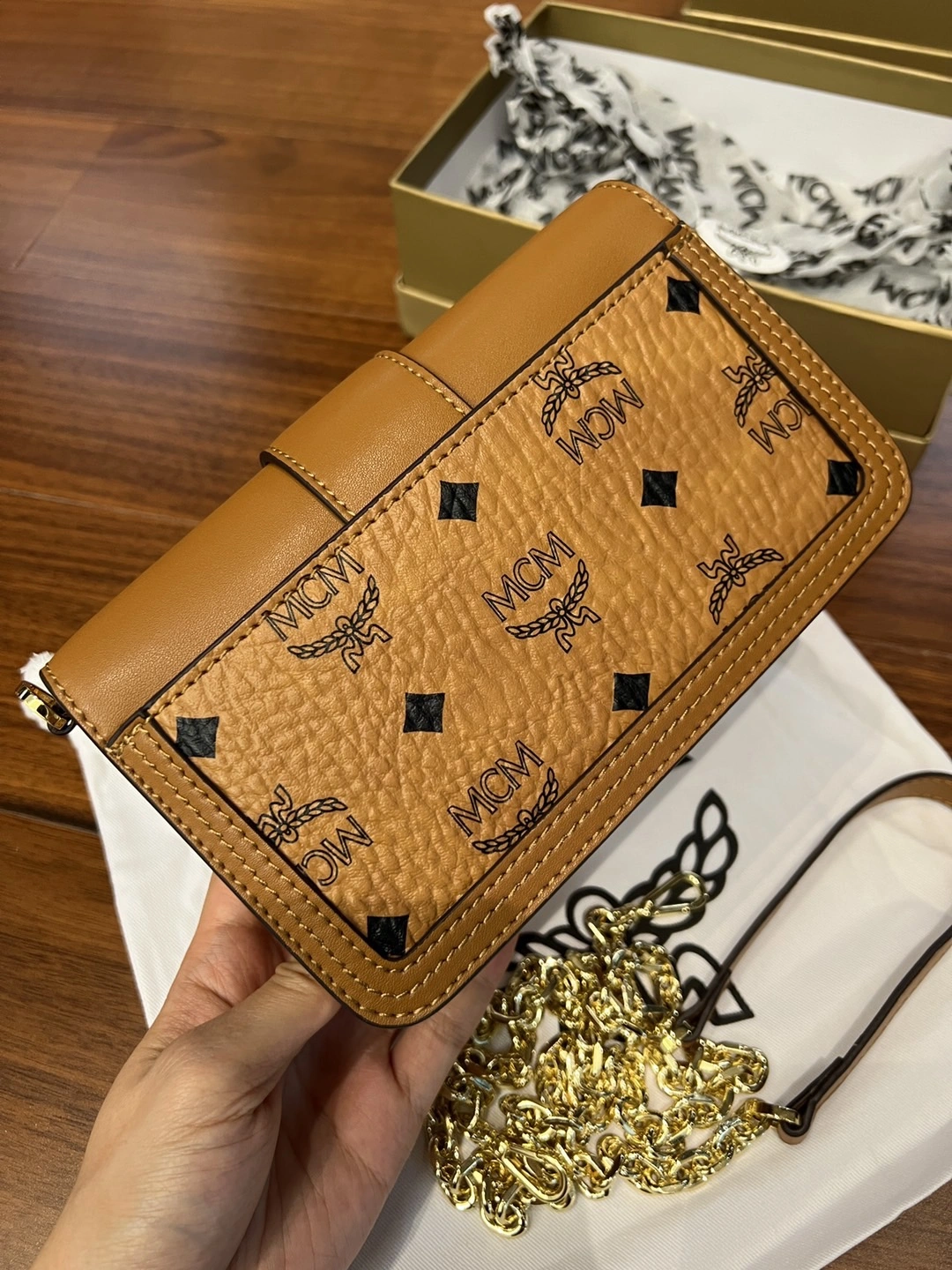MCM Satchel Bags Trendy 90477