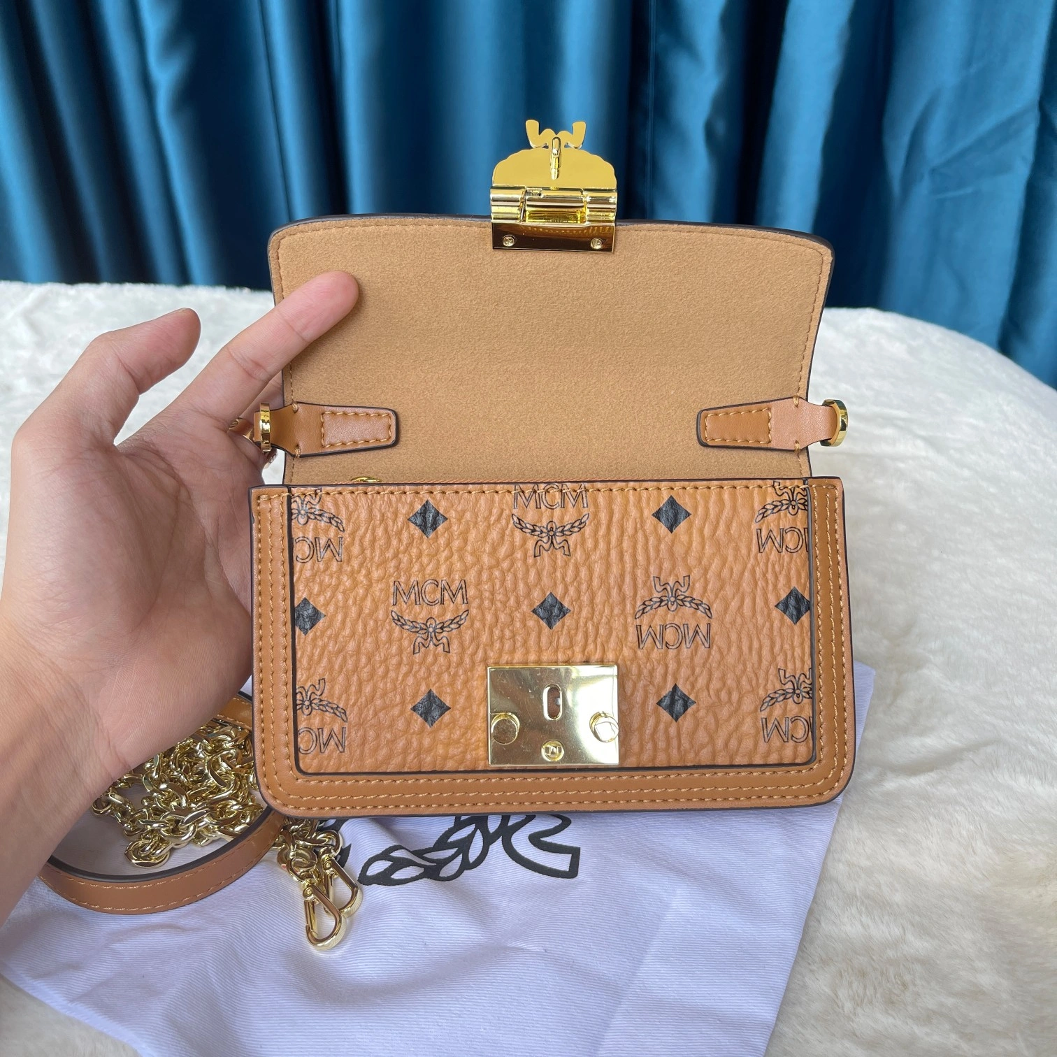 MCM Satchel Bags Minimalist 90474