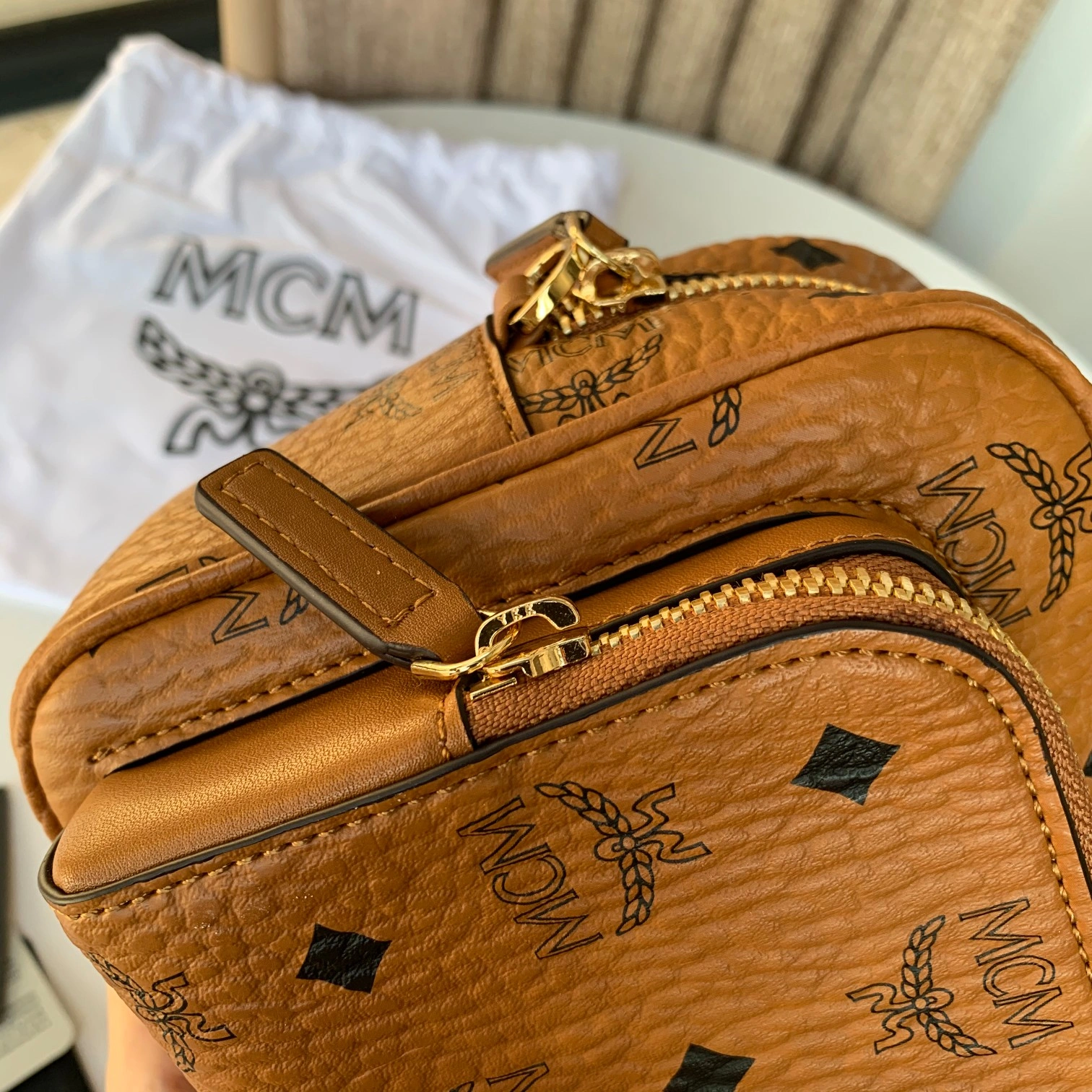 MCM Satchel Bags Resilient 90473