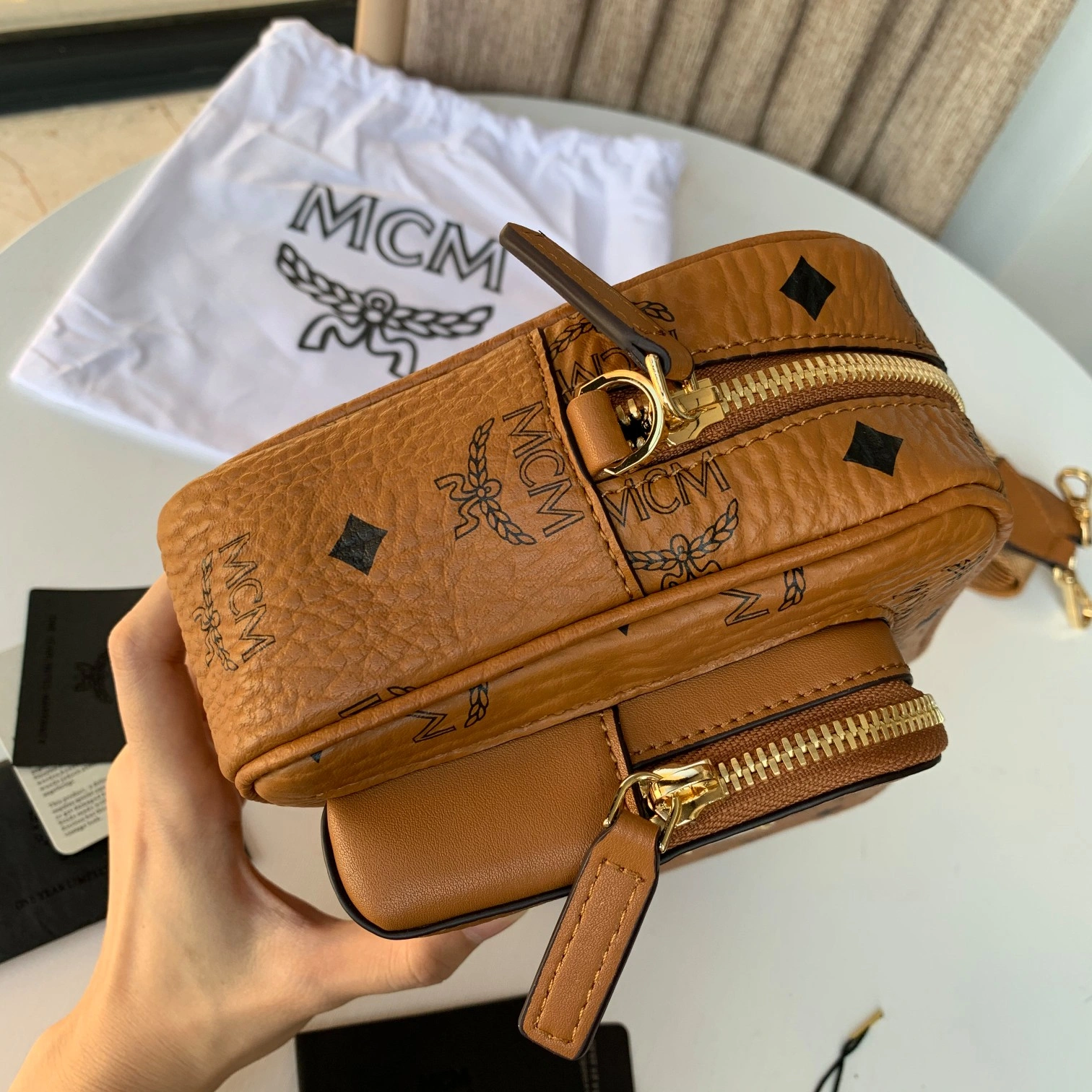 MCM Satchel Bags Resilient 90473