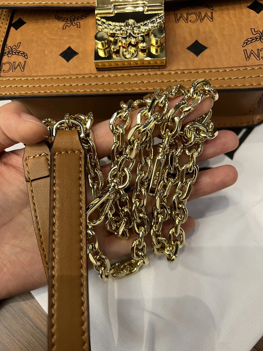 MCM Satchel Bags Comfortable 90453