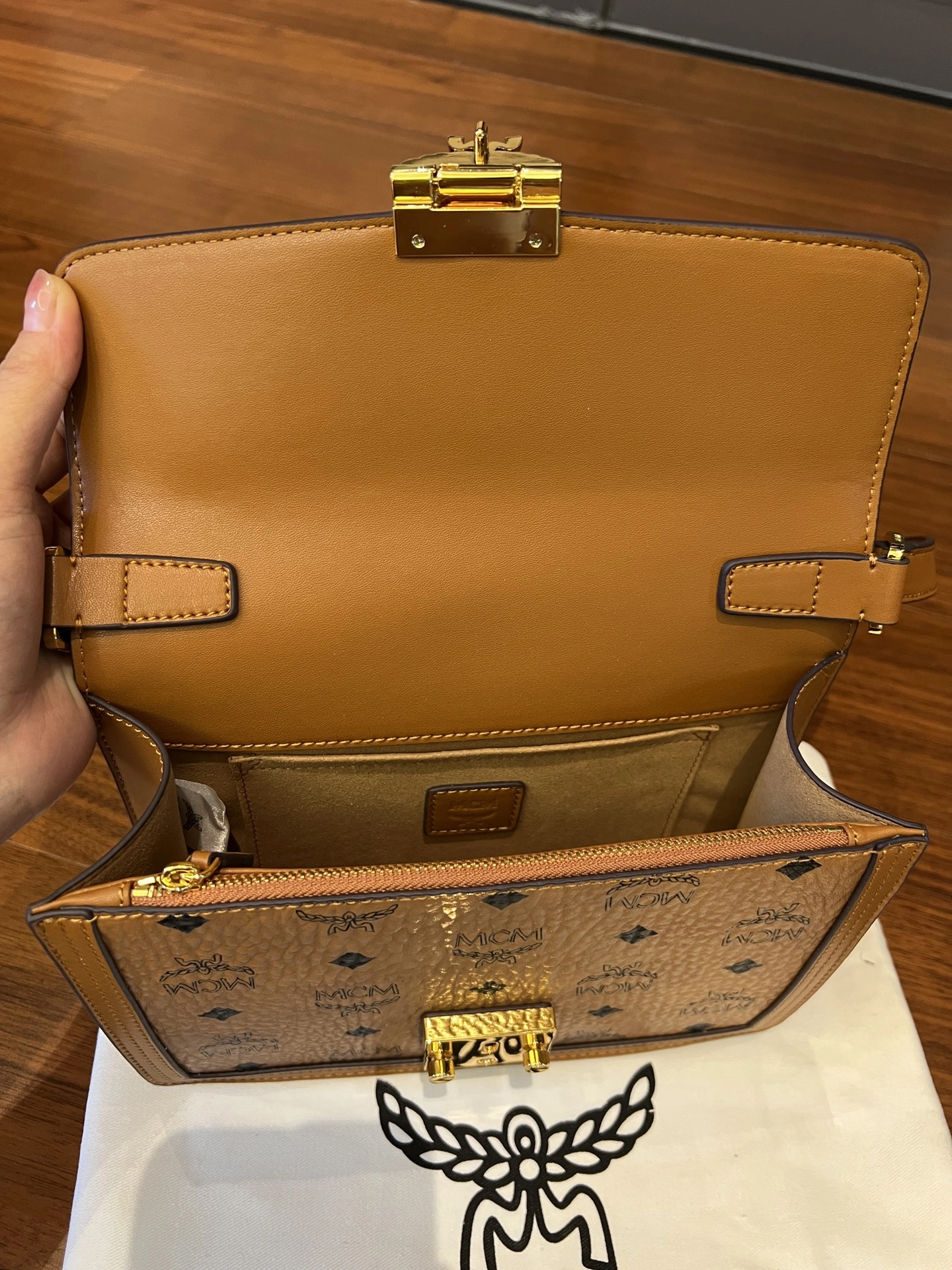 Original MCM Satchel Bags 90458