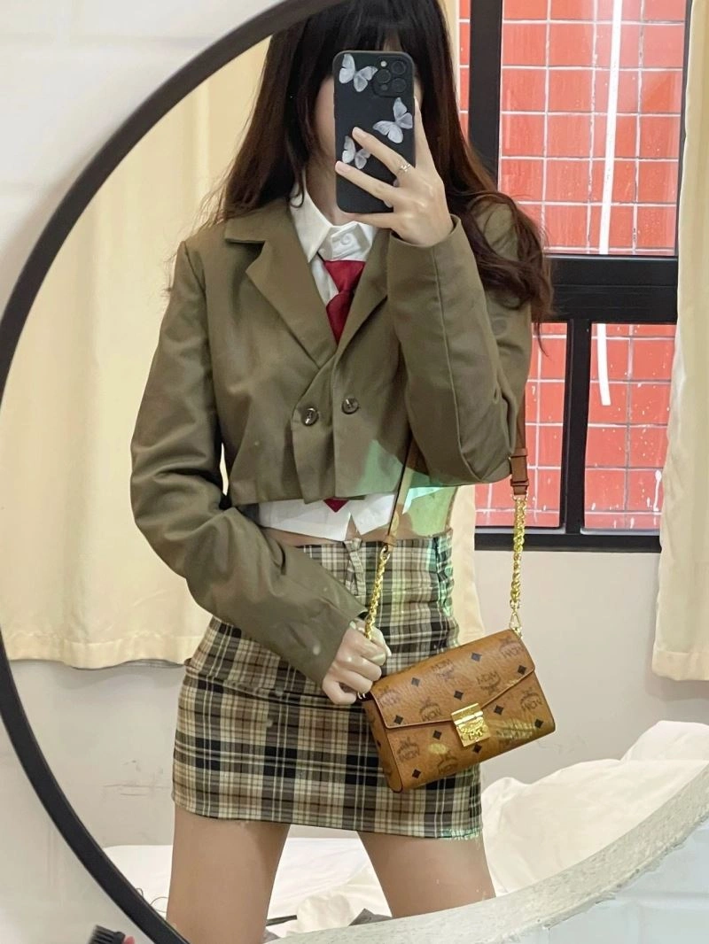 Casual MCM Satchel Bags 63810