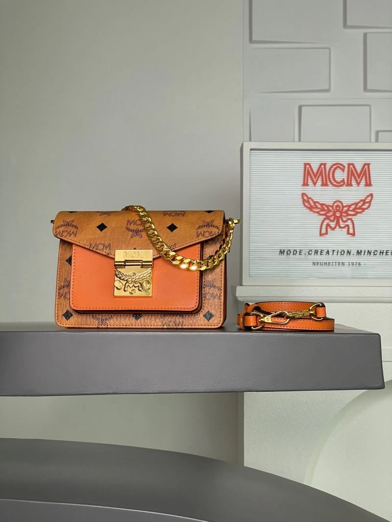 SmoothTexture MCM Satchel Bags 63749