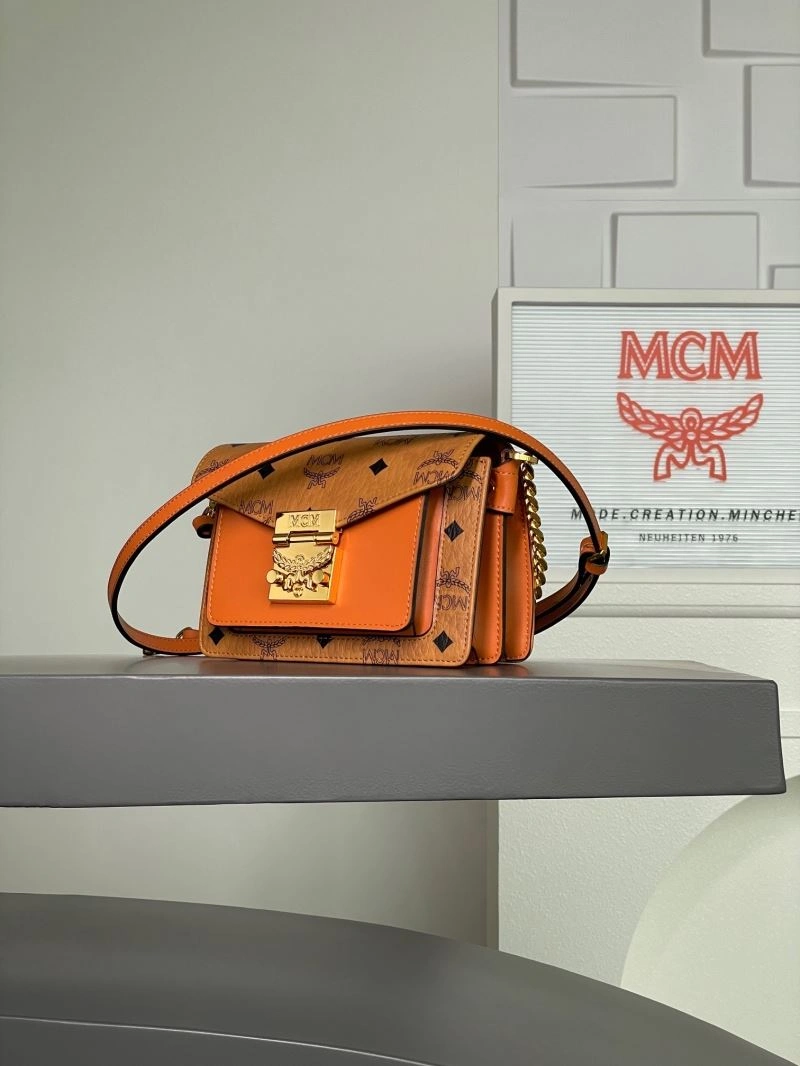 SmoothTexture MCM Satchel Bags 63749