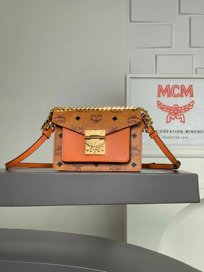 SmoothTexture MCM Satchel Bags 63749