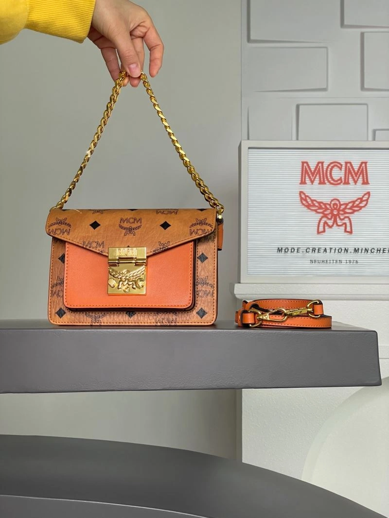 SmoothTexture MCM Satchel Bags 63749