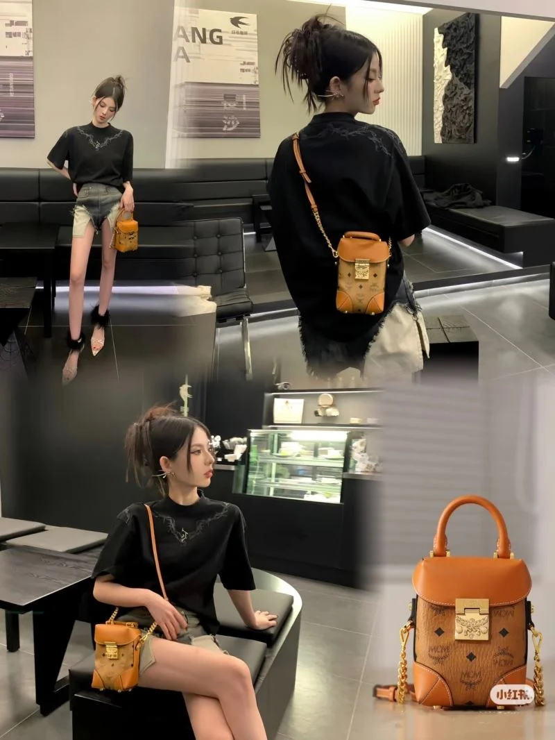 Sophisticated MCM Satchel Bags 45669