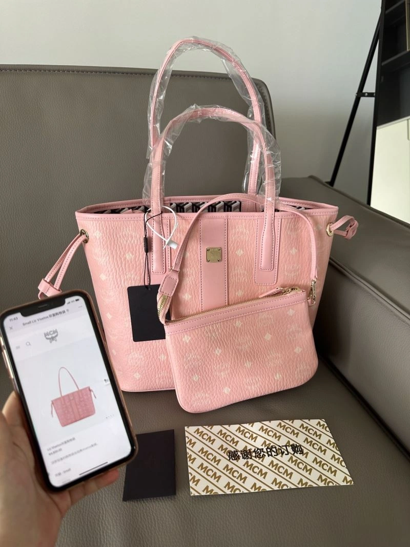 Soft MCM Shopping Bags 89660