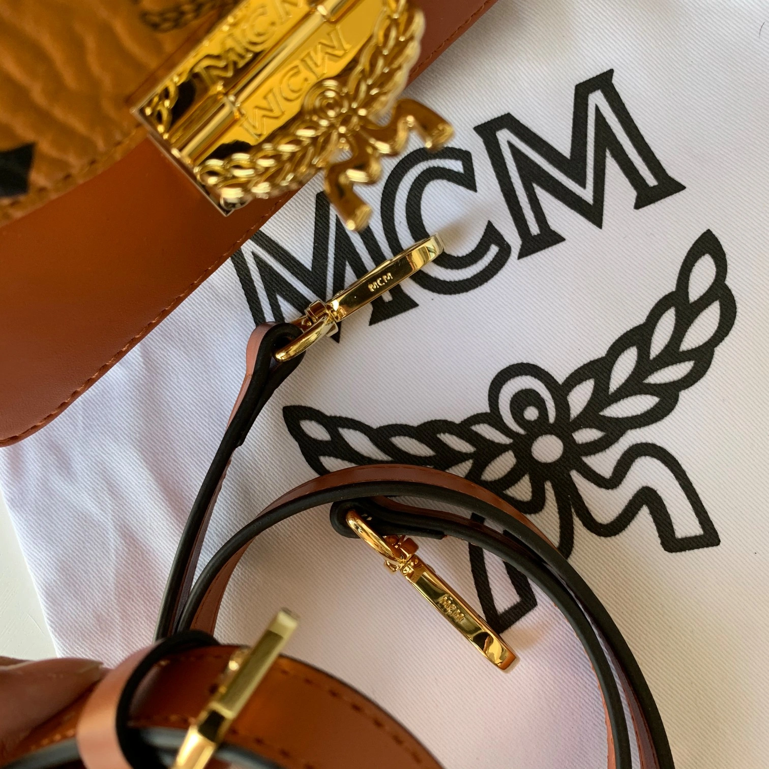 MCM Top Handle Bags Durable 90448