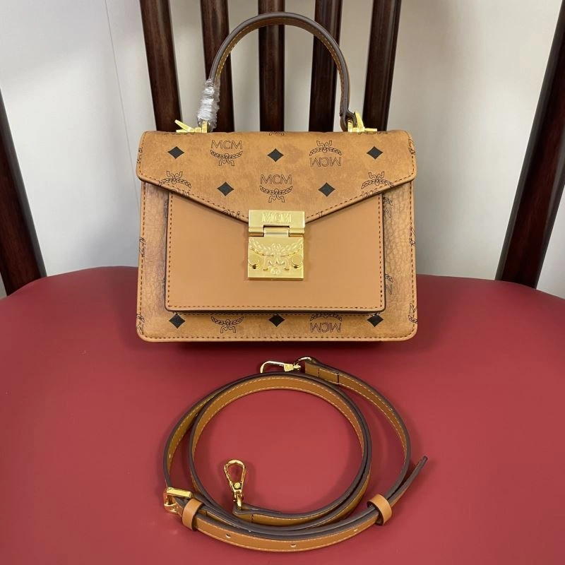 Versatile MCM Top Handle Bags 89612