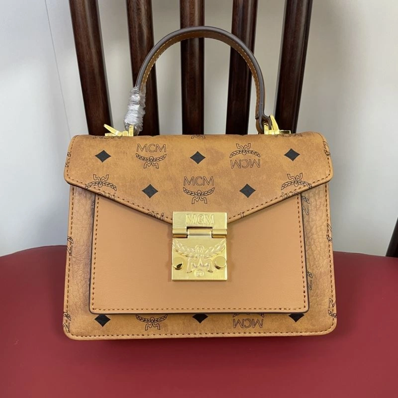 Versatile MCM Top Handle Bags 89612