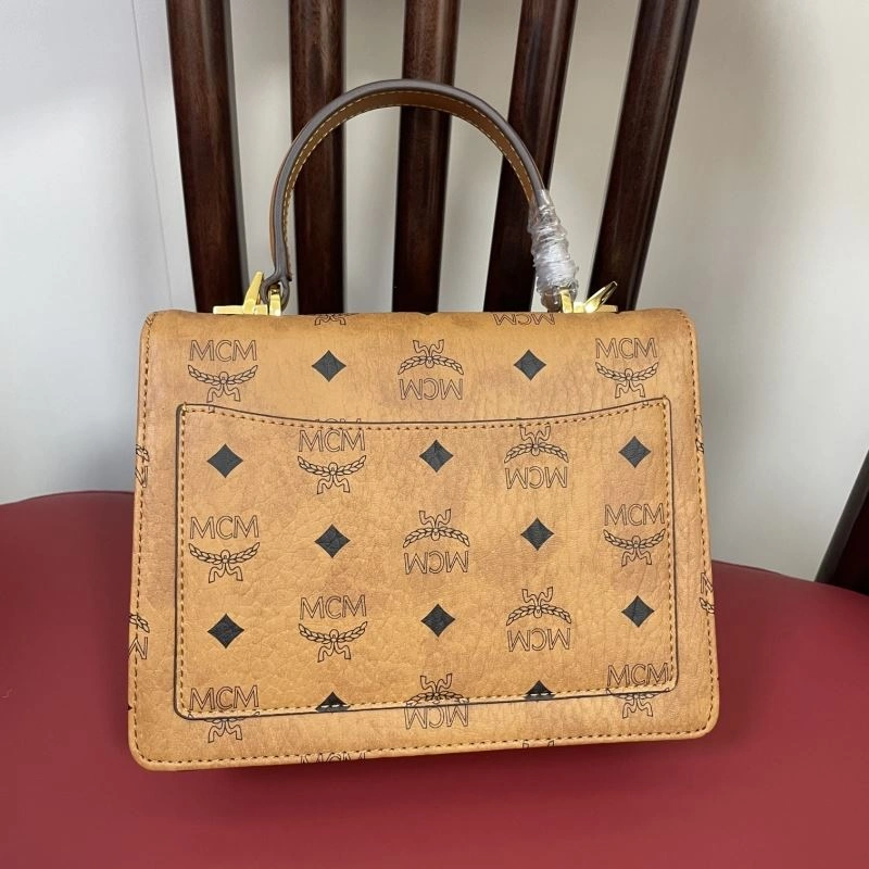 Versatile MCM Top Handle Bags 89612