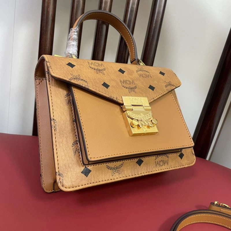 Versatile MCM Top Handle Bags 89612