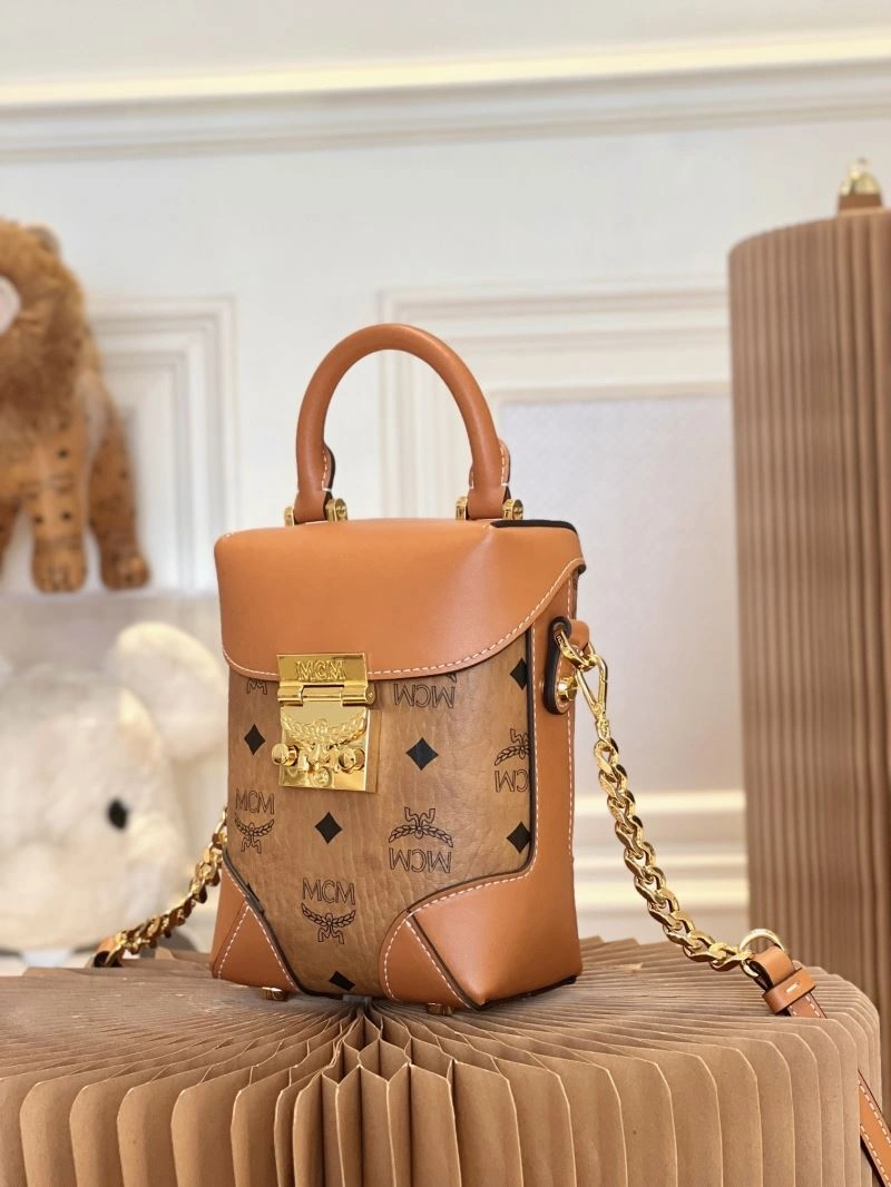 Supportive MCM Top Handle Bags 63817
