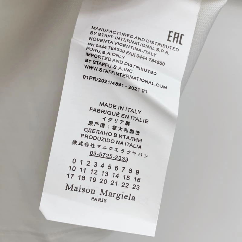 Unisex Maison Margiela T-Shirts 162509
