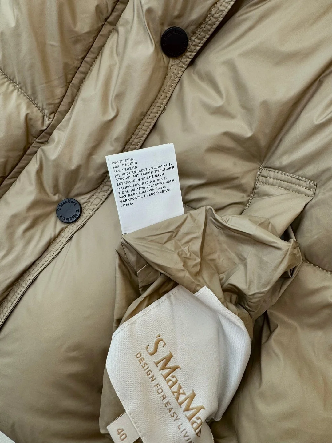 TechFriendly Max Mara Down Jackets 165240