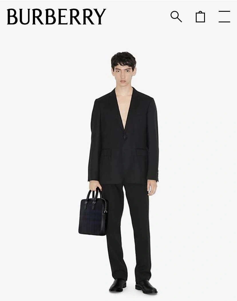 ComfortFit Mens Burberry Briefcases 93319