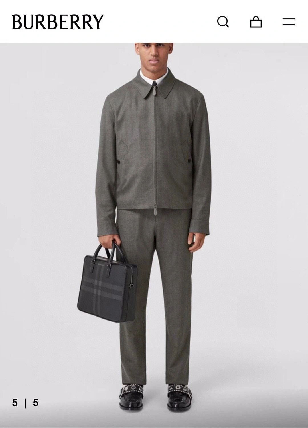 Stretchable Mens Burberry Briefcases 93314