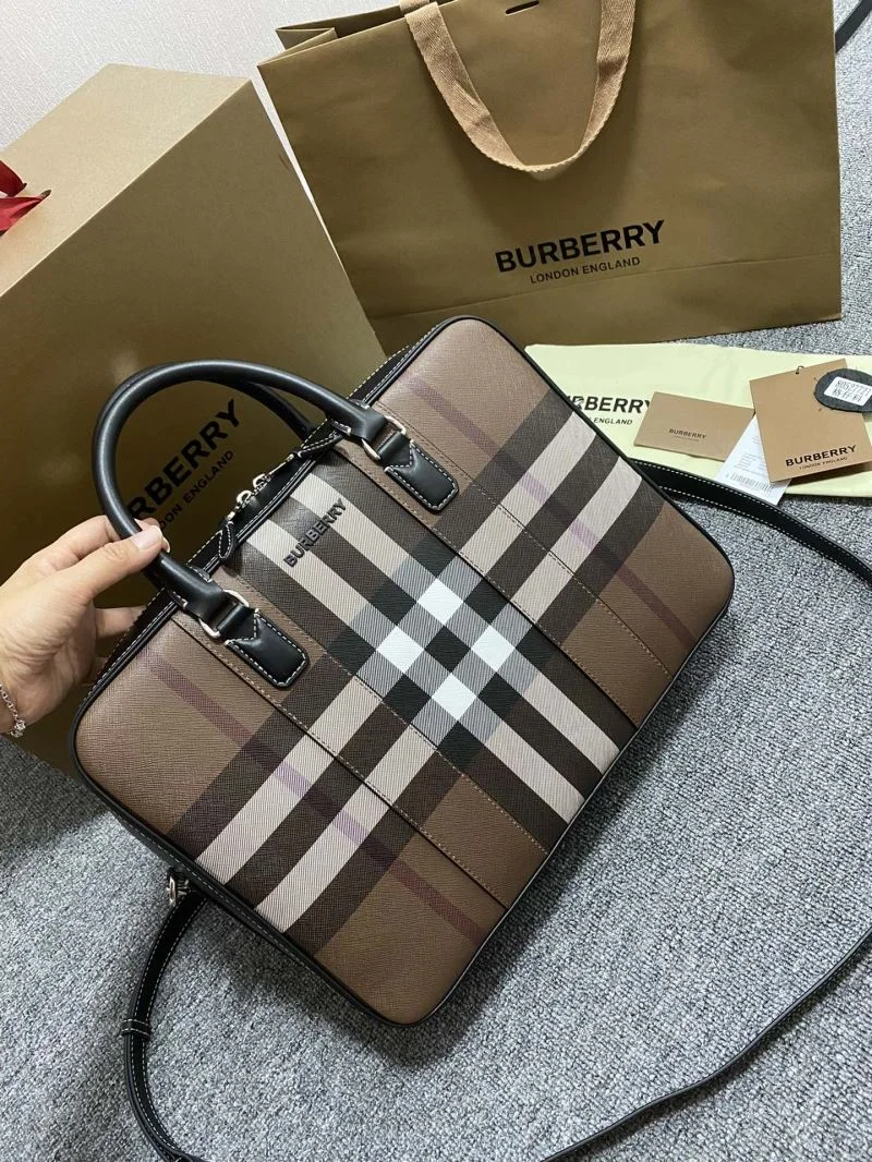 Mens Burberry Briefcases Breathable 37776
