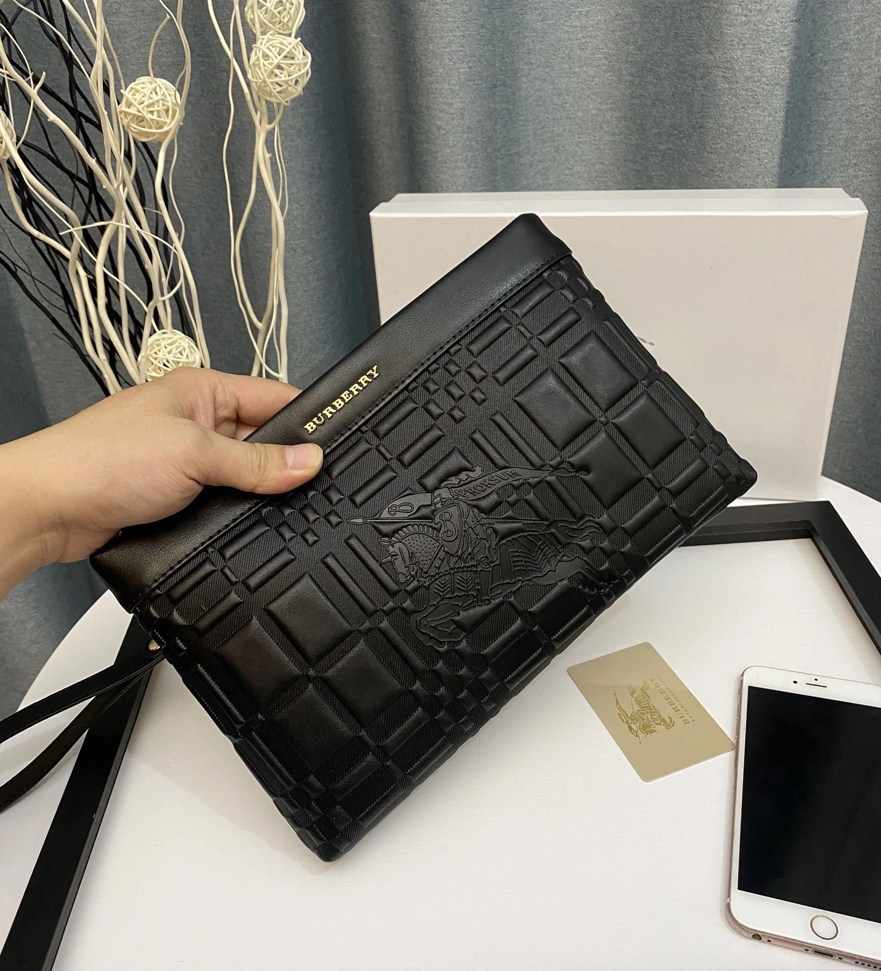 Mens Burberry Clutch Bags ZeroBulk 93304