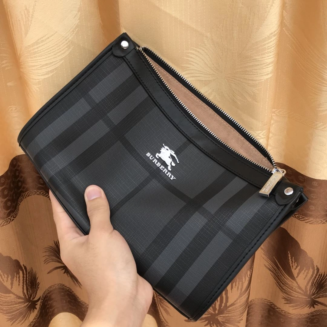 Breathable Mens Burberry Clutch Bags 93305