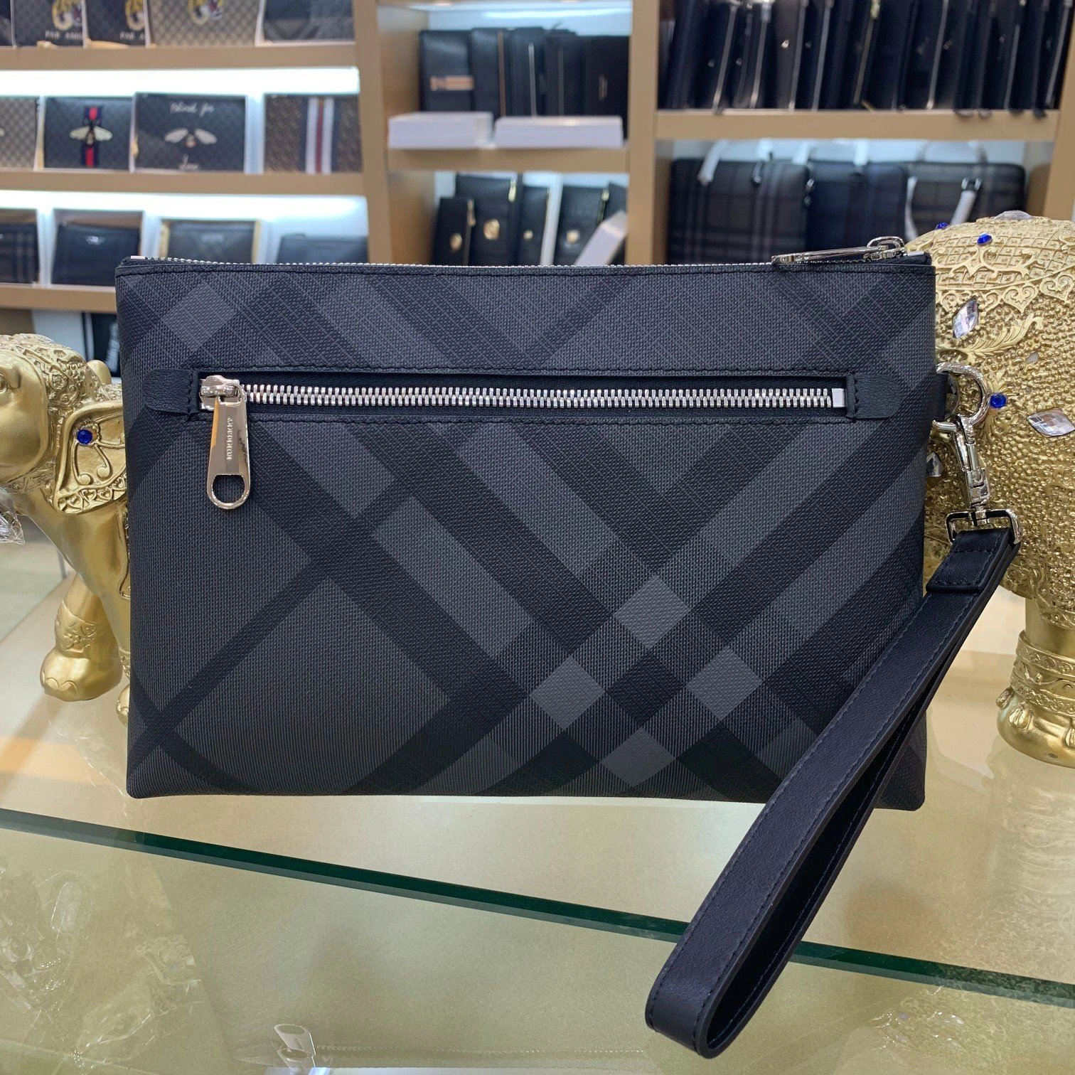 Mens Burberry Clutch Bags Soft 92293