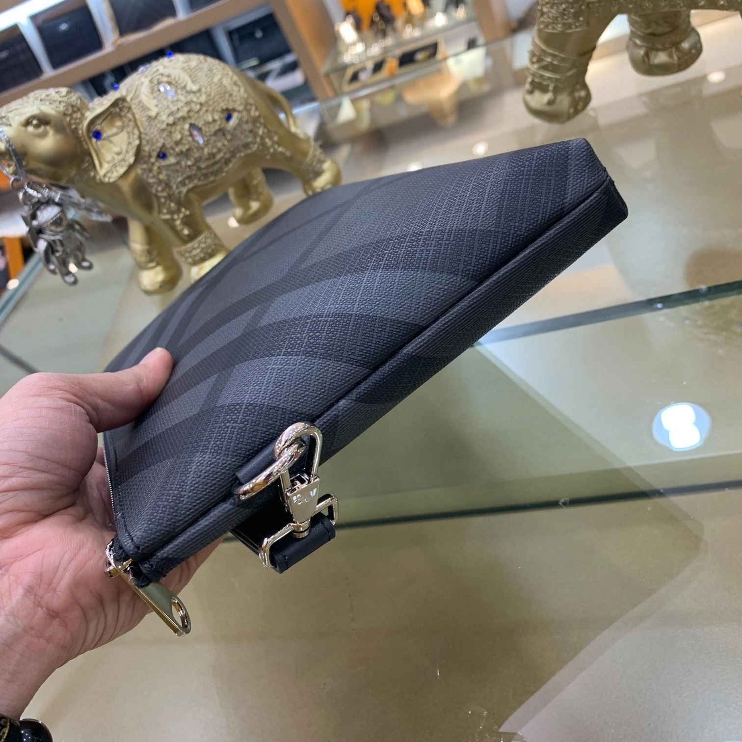 Mens Burberry Clutch Bags Soft 92293