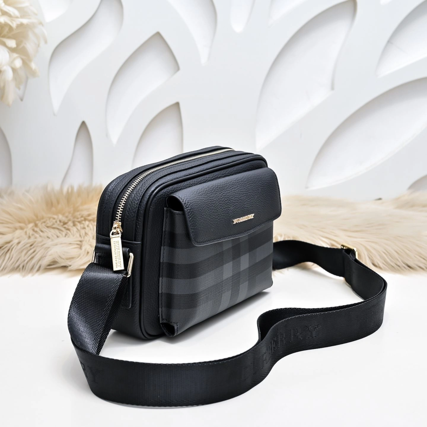 Mens Burberry Satchel Bags MoistureWicking 91261