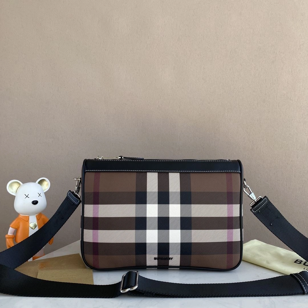 Mens Burberry Satchel Bags TimelessDesign 93246