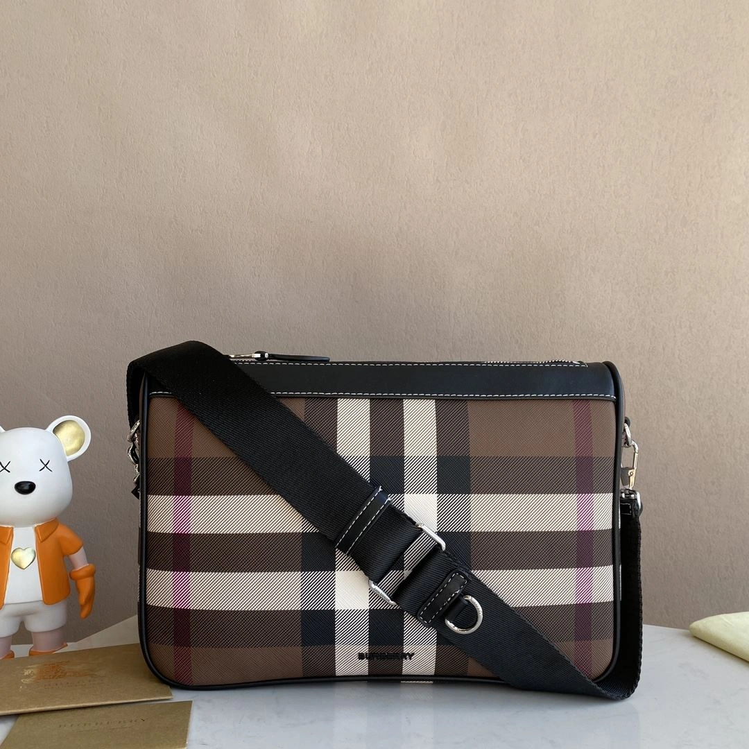 Mens Burberry Satchel Bags TimelessDesign 93246