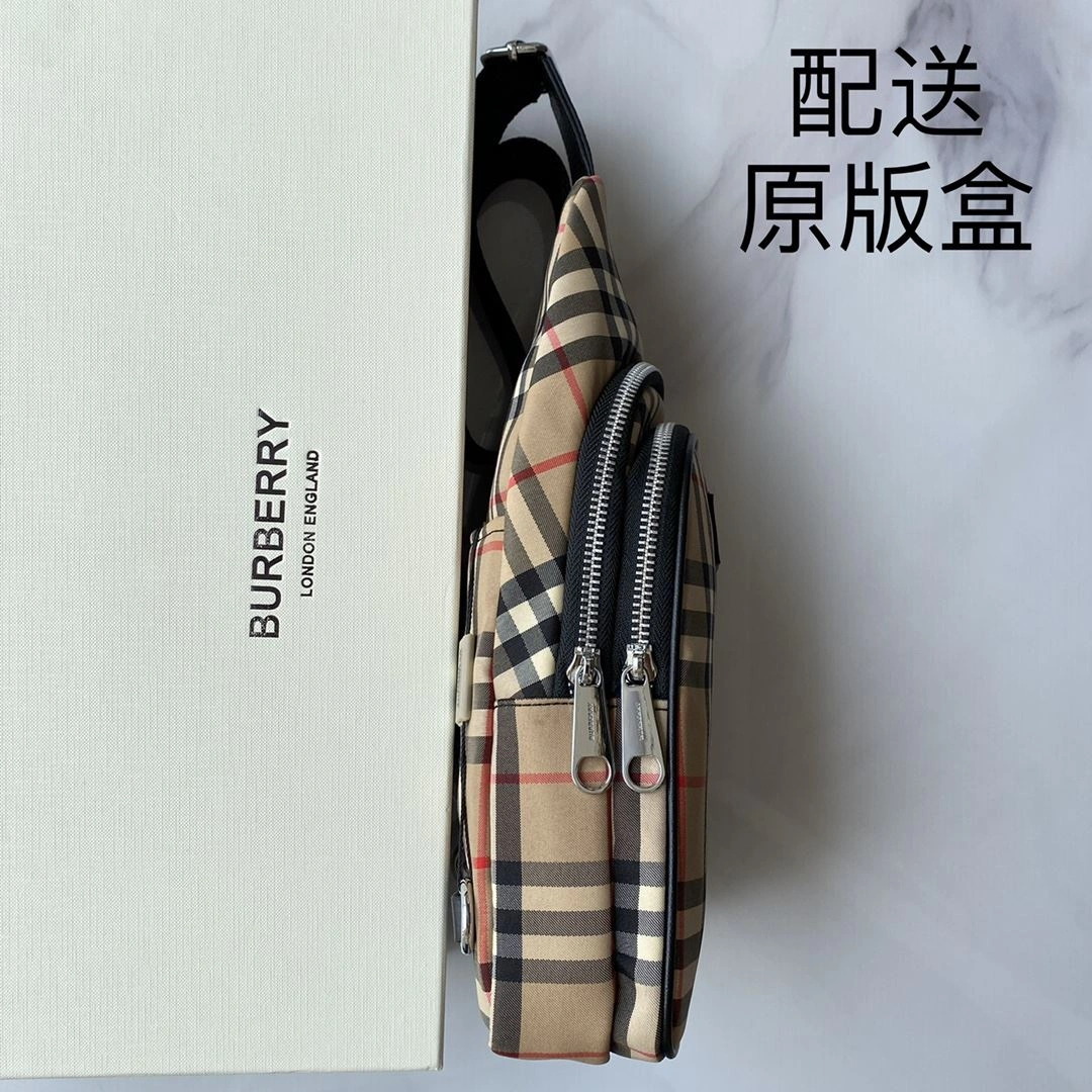 TopPick Mens Burberry Waist Chest Packs 93272