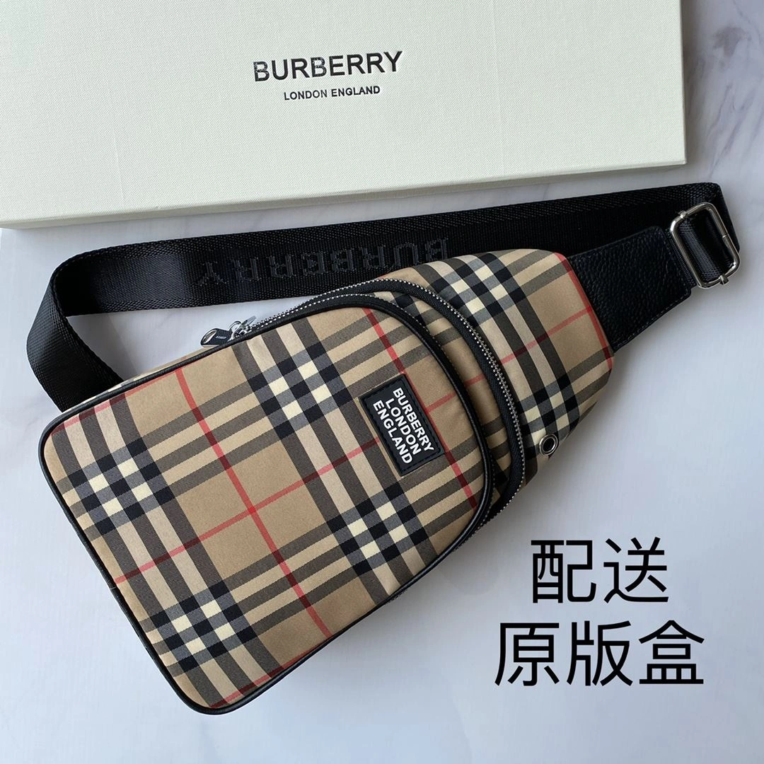 TopPick Mens Burberry Waist Chest Packs 93272
