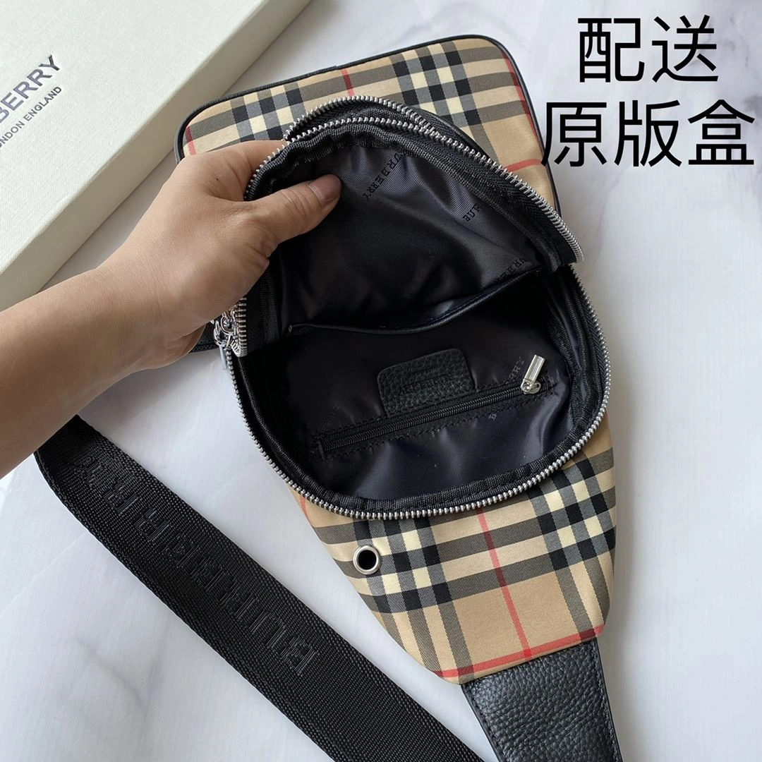 TopPick Mens Burberry Waist Chest Packs 93272