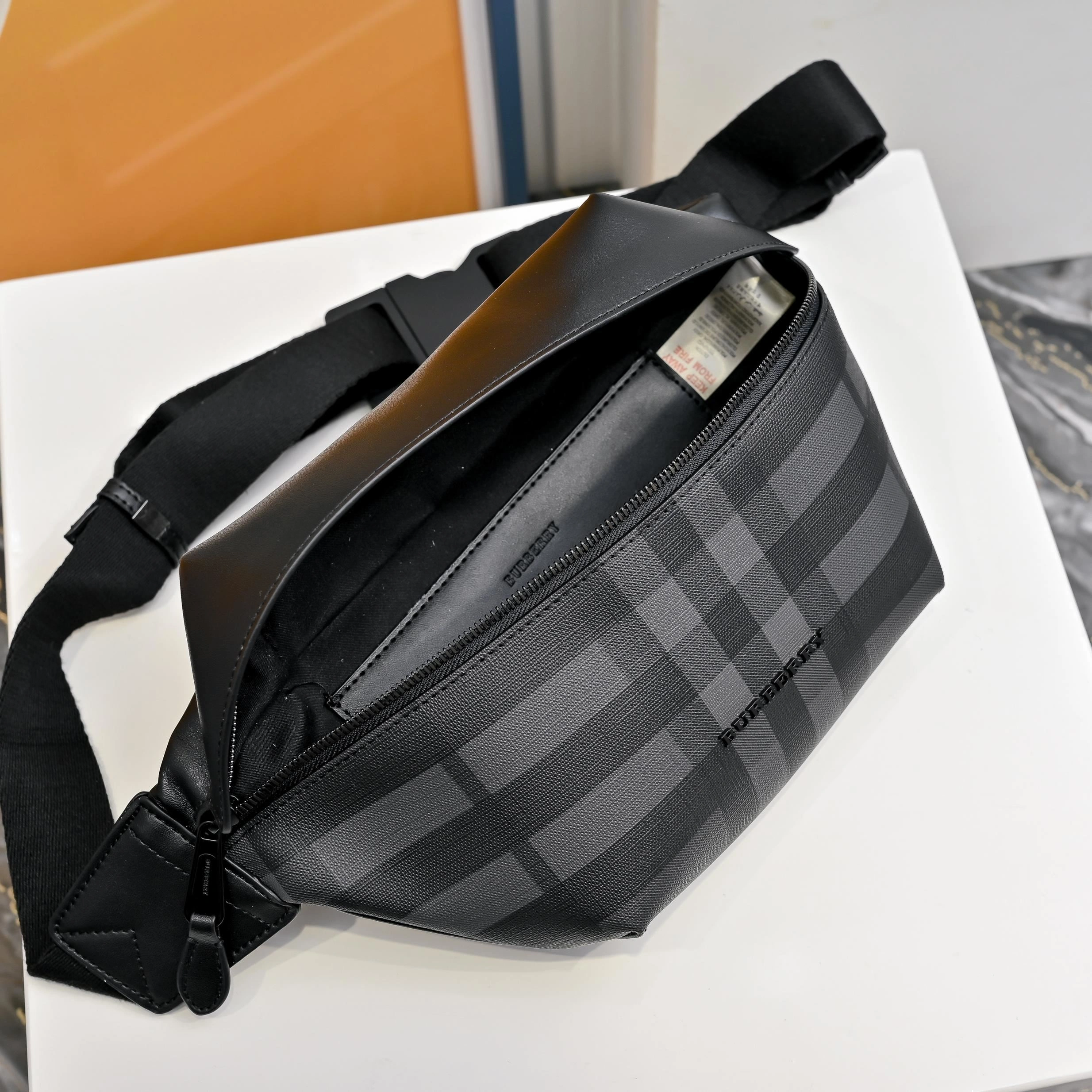 TopPick Mens Burberry Waist Chest Packs 93236