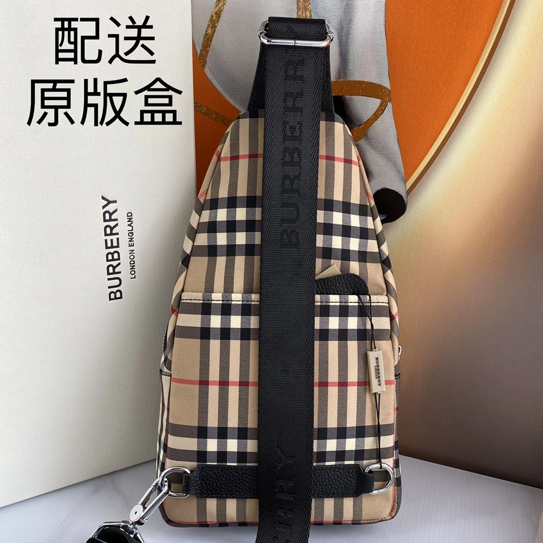 Mens Burberry Waist Chest Packs Stretchable 93261