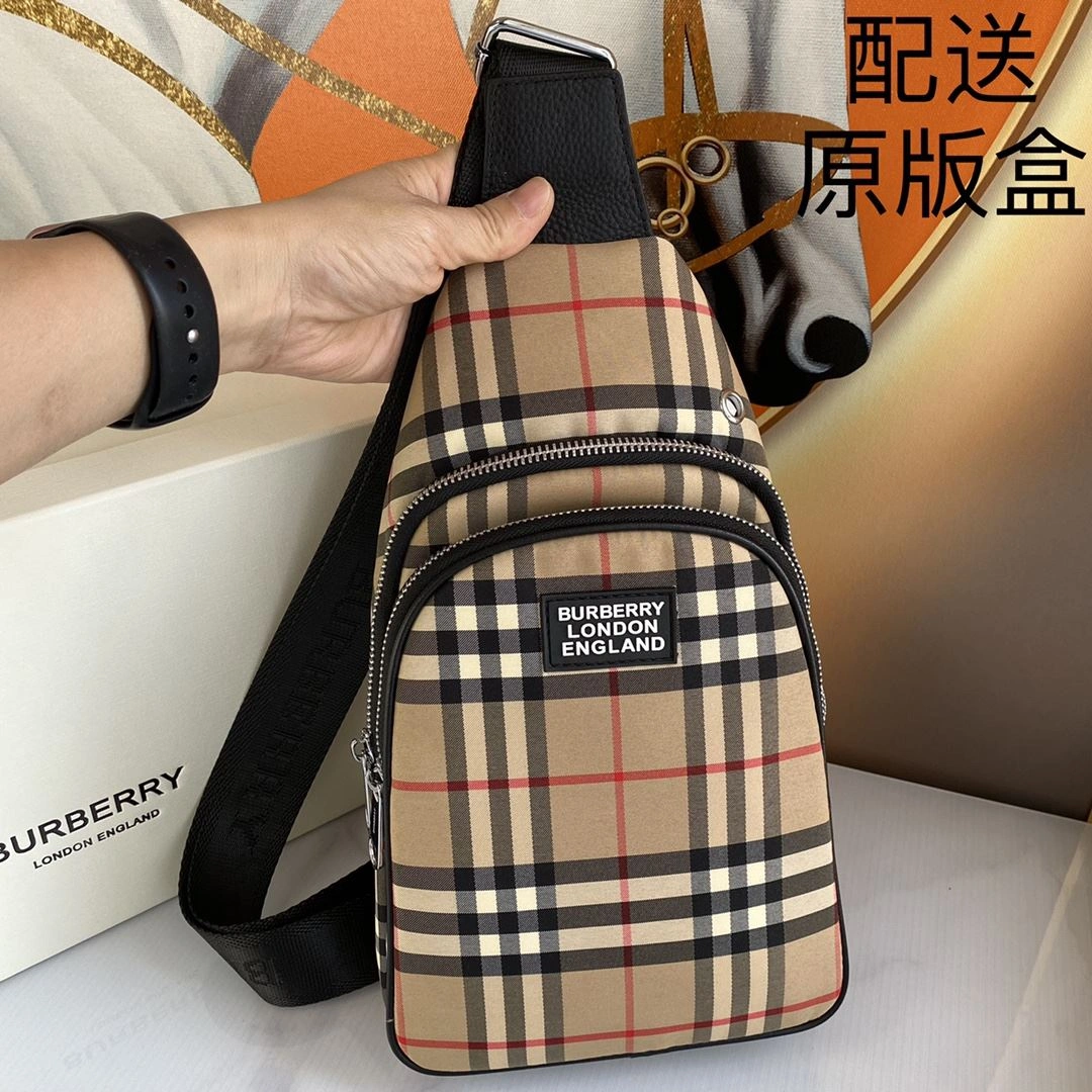 Mens Burberry Waist Chest Packs Stretchable 93261