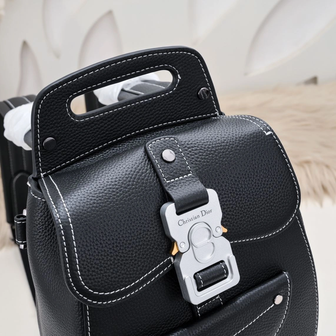 Refined Mens Christian Dior Backpacks 91154