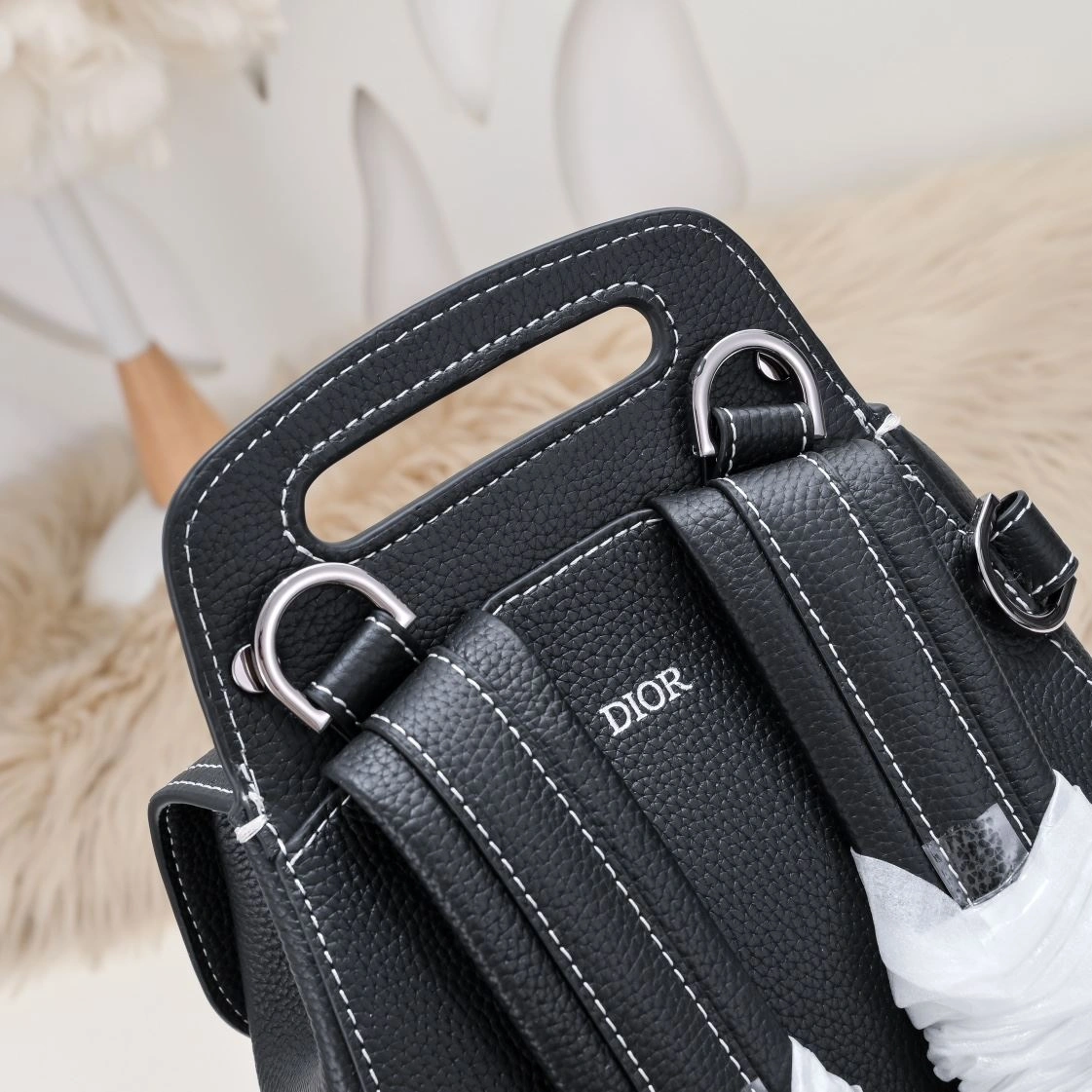 Refined Mens Christian Dior Backpacks 91154