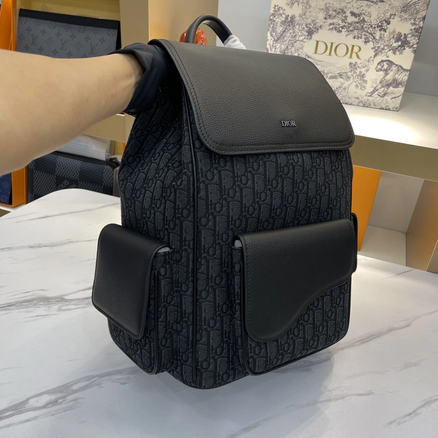 Mens Christian Dior Backpacks HighQuality 92085