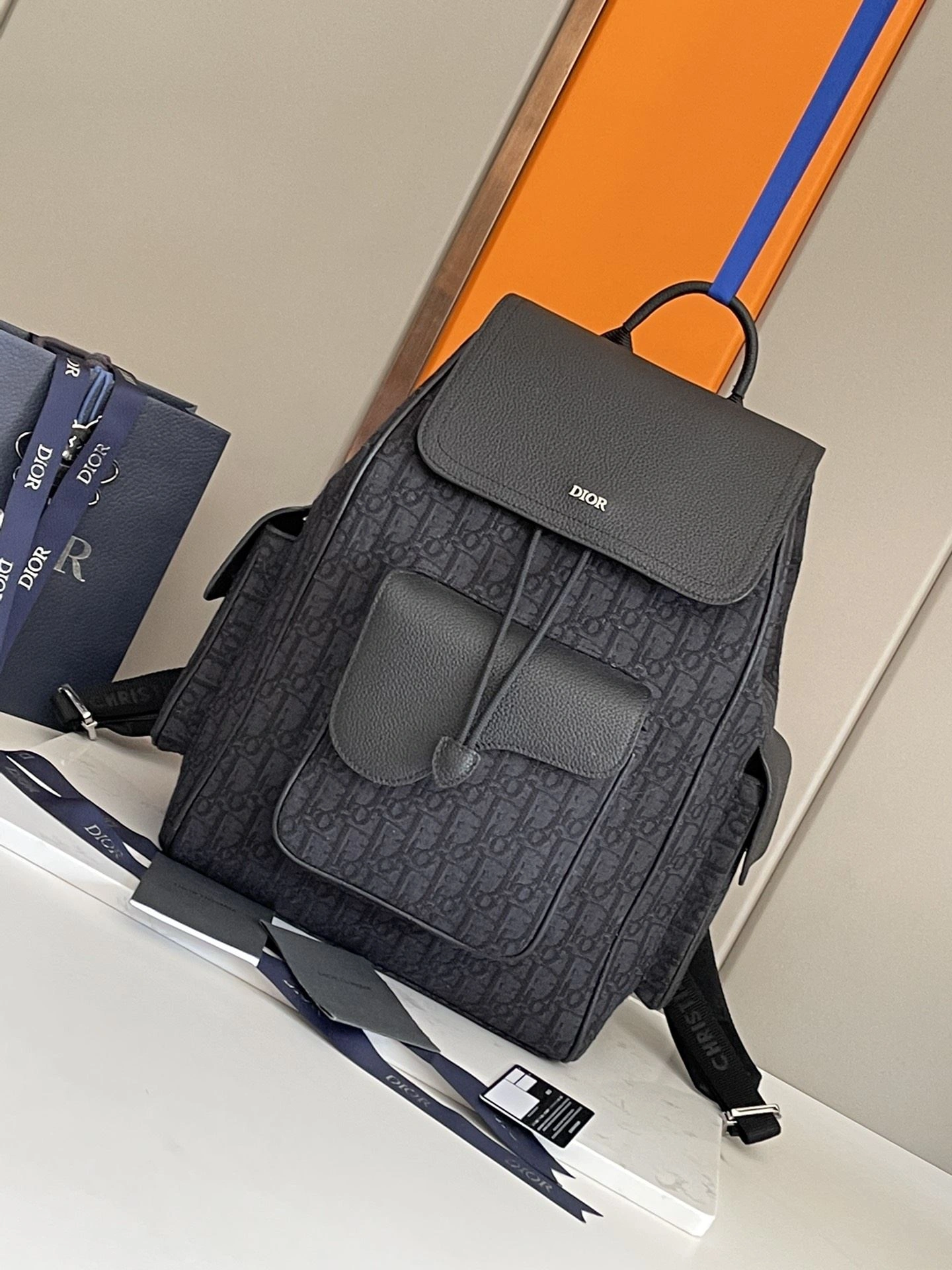 Mens Christian Dior Backpacks Supportive 92065