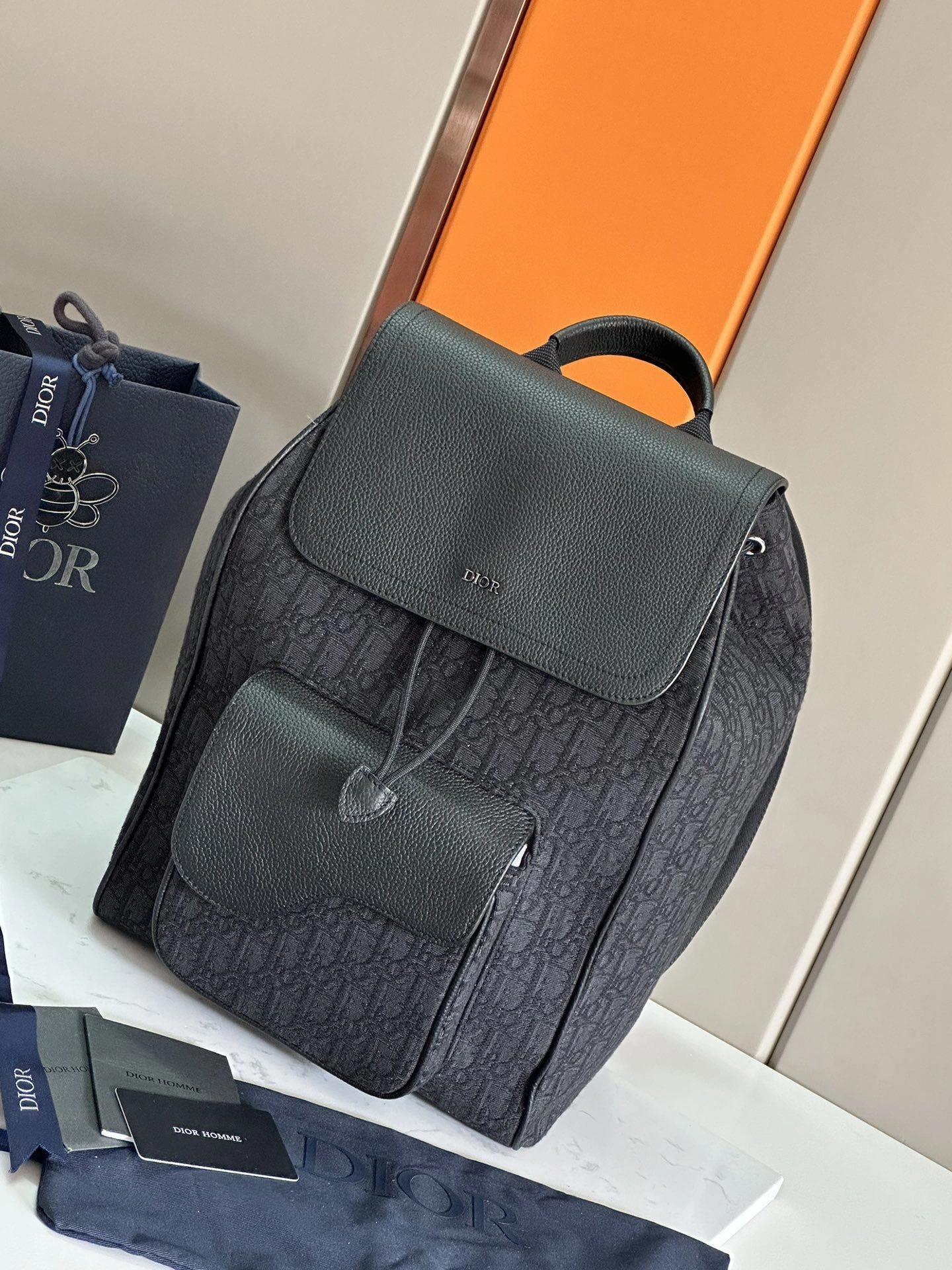 Stretchable Mens Christian Dior Backpacks 92064