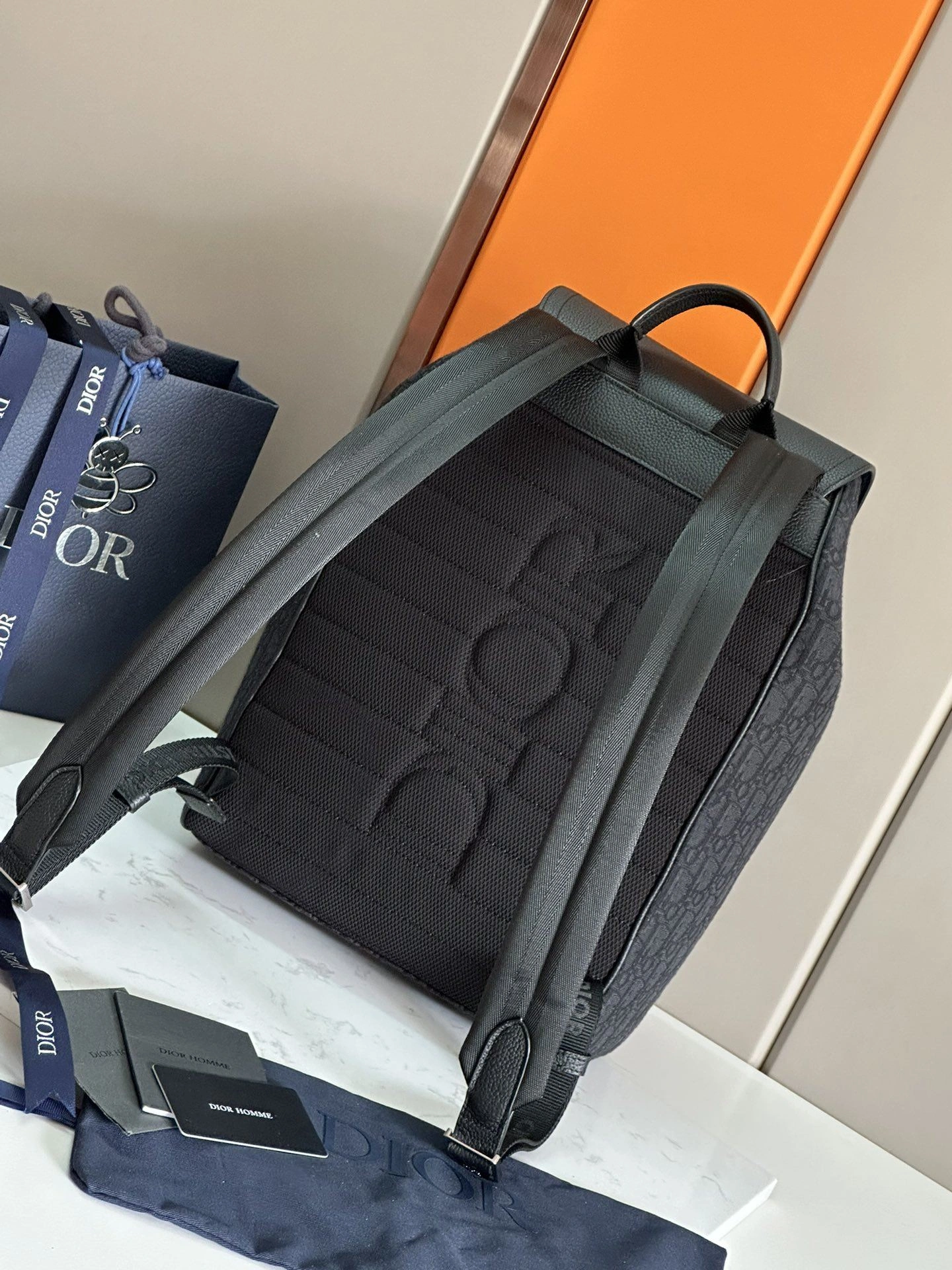 Stretchable Mens Christian Dior Backpacks 92064