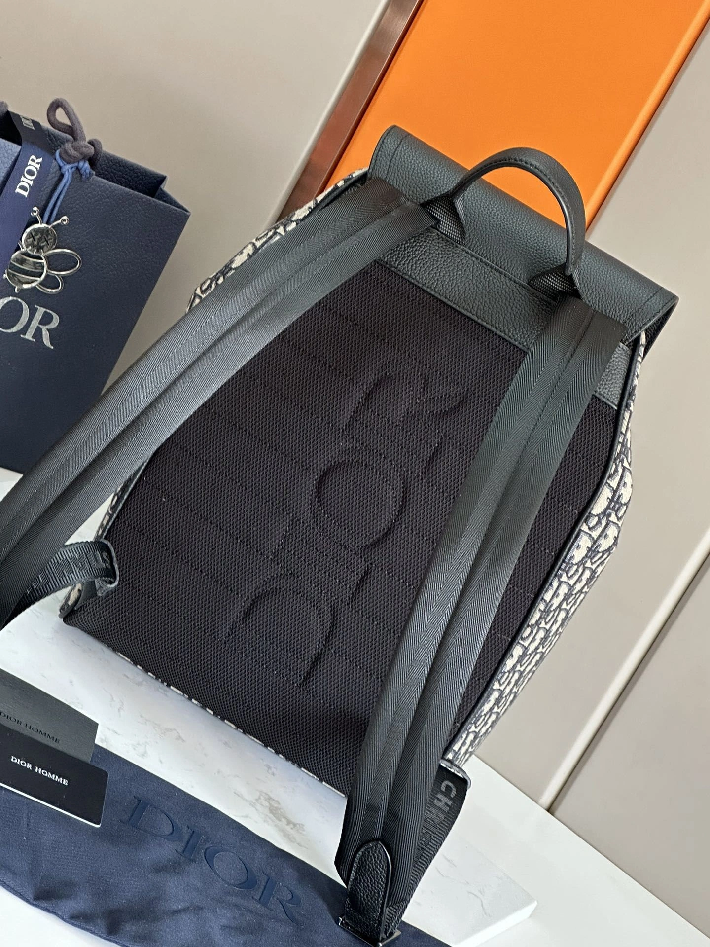 Sustainable Mens Christian Dior Backpacks 92082
